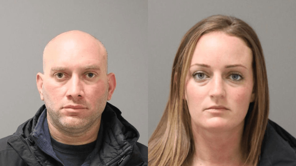Officers Michael Dimeglio and Sara Laudano