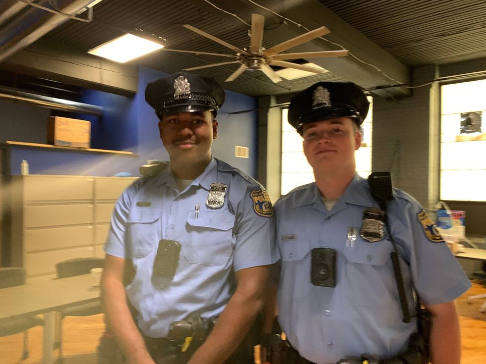 Officers Mike Wagner and Gage Wright