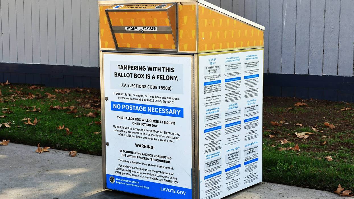 Official Ballot Drop Box, Los Angeles County