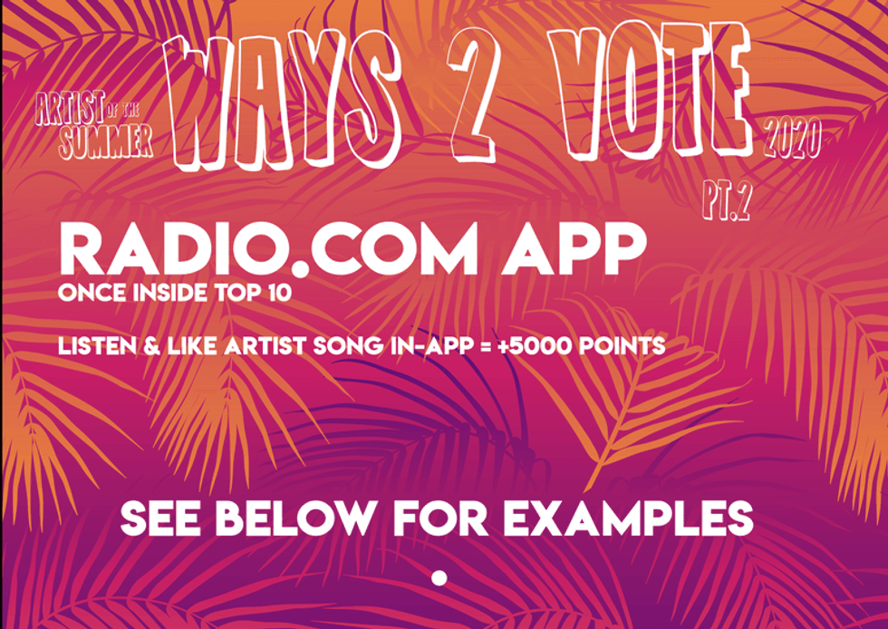 Official Voting | Rules | Ways 2 Vote (Below) 96.5 TDY: TWITTER | INSTAGRAM | FACEBOOK | LISTEN LIVE