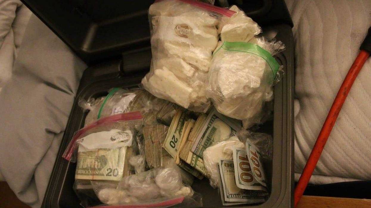 Officials found over a kilogram of cocaine, fentanyl and hundreds of thousands in cash at a Long Island man's residence.
