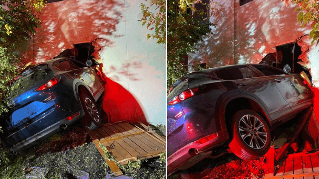 Officials responded to reports of a car accident Saturday morning.