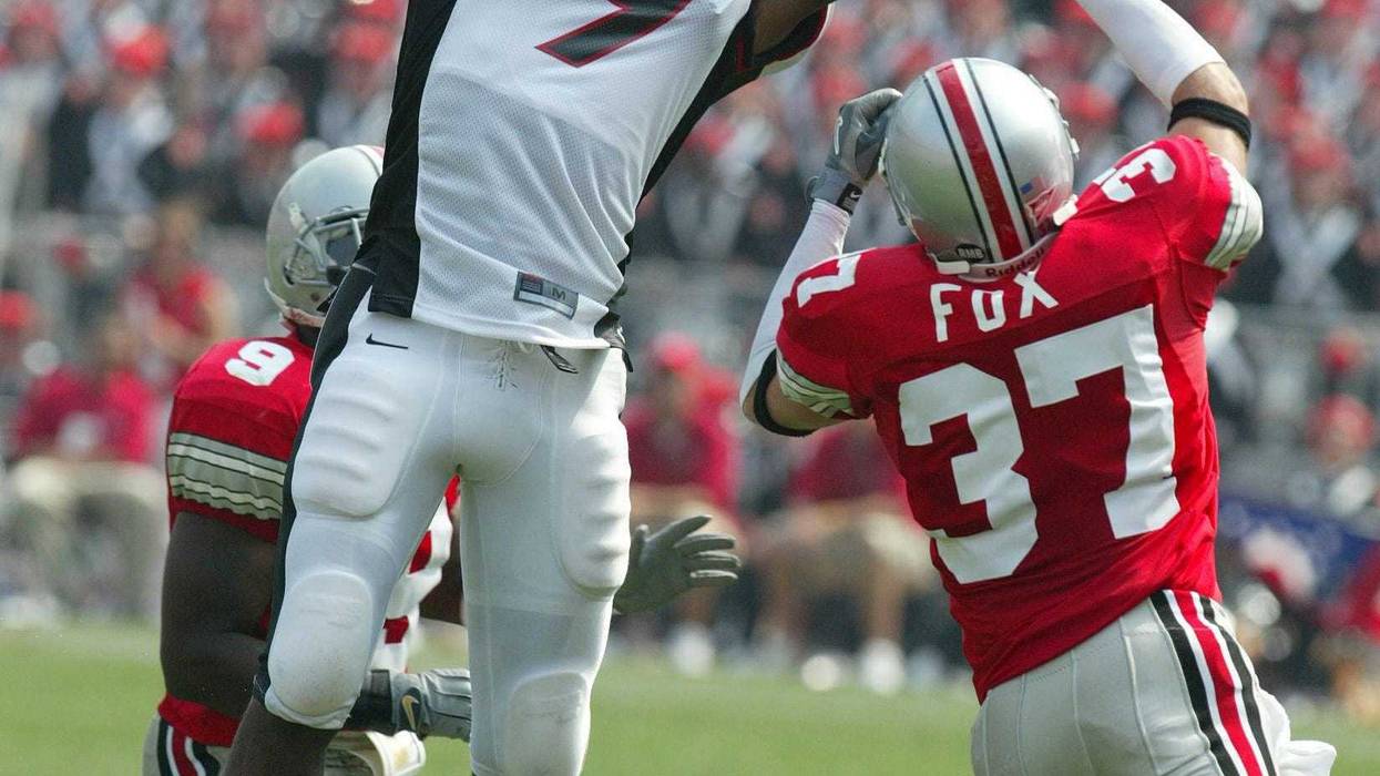 Ohio State defensive back Dustin Fox