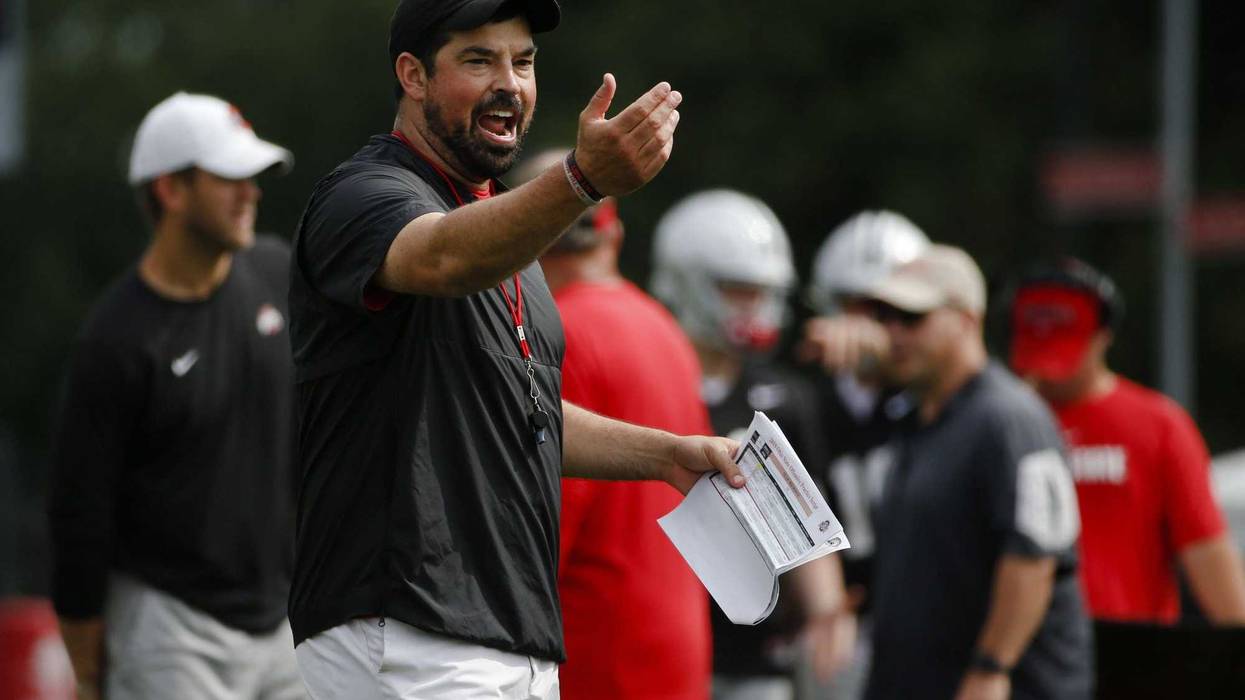Ohio State head coach Ryan Day