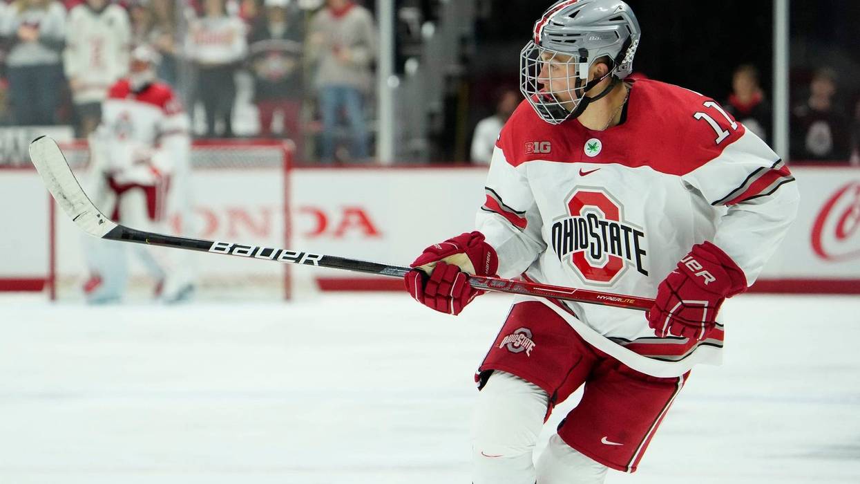 Ohio State University announced they have suspended the hockey player accused of directing racial slurs toward Michigan State's Jagger Joshua during a Nov. 11 game in East Lansing.