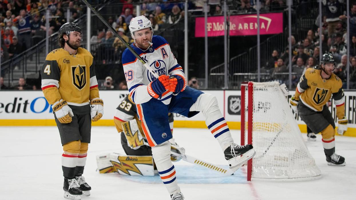 Oilers Golden Knights Hockey