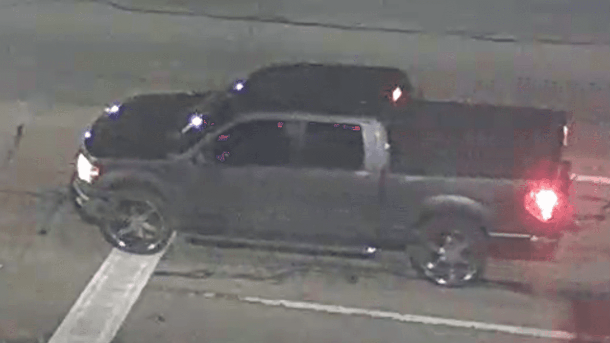 Olathe police are looking for this truck in connection with a double homicide this weekend