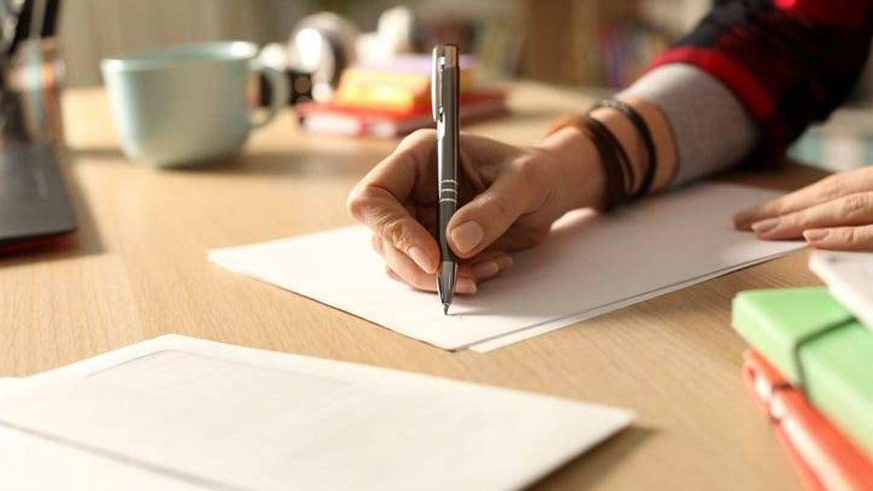 Old-fashioned writing