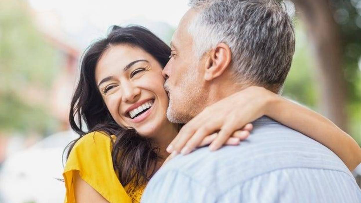 Older Man with Younger Woman