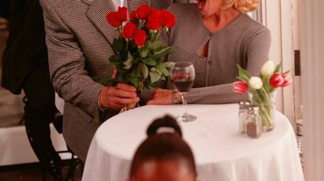 Older Man with Younger Woman