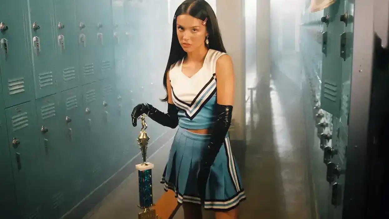 Olivia Rodrigo in the video for "Good 4 U"