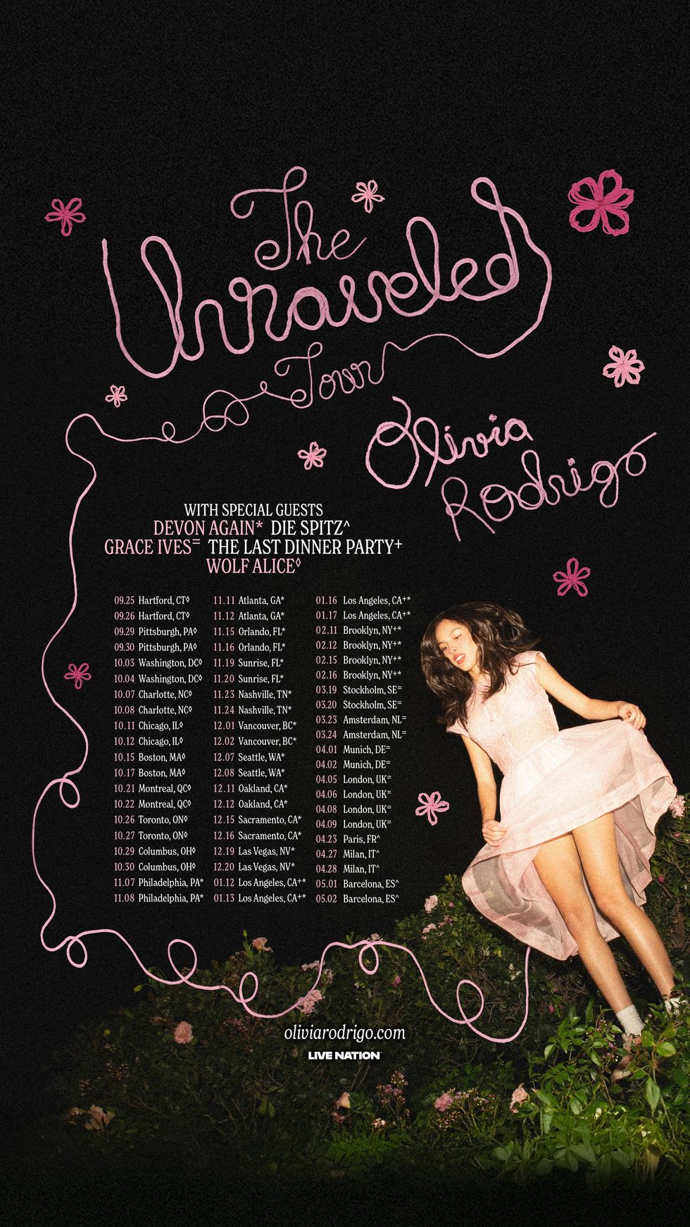 Olivia Rodrigo - The Unraveled Tour