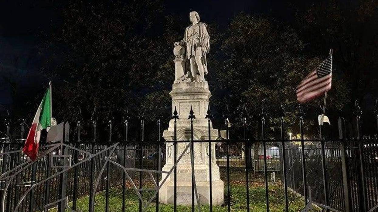 On Dec. 11, 2022, the city removed the box that had been covering up the Christopher Columbus statue in South Philadelphia for the last two years.