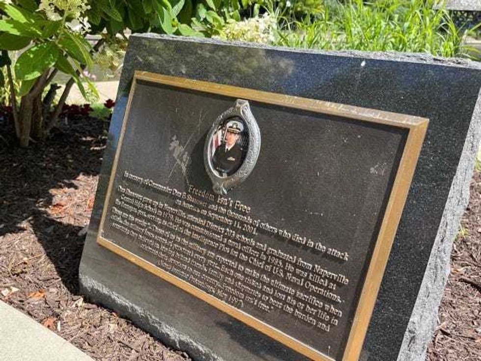 On September 11, 2003, the city dedicated a memorial to Naperville native and Commander Dan Shanower who died that day in the Pentagon. The memorial was one of the first in the nation to be completed.