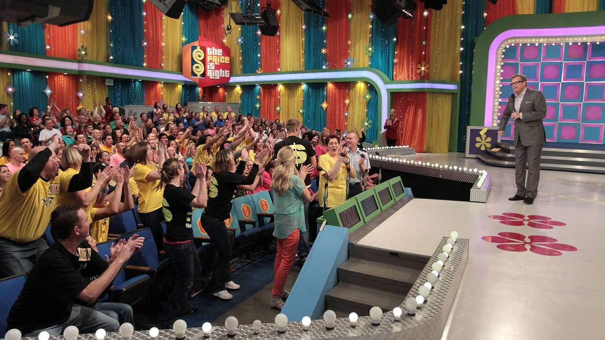 On set of 'The Price is Right'.