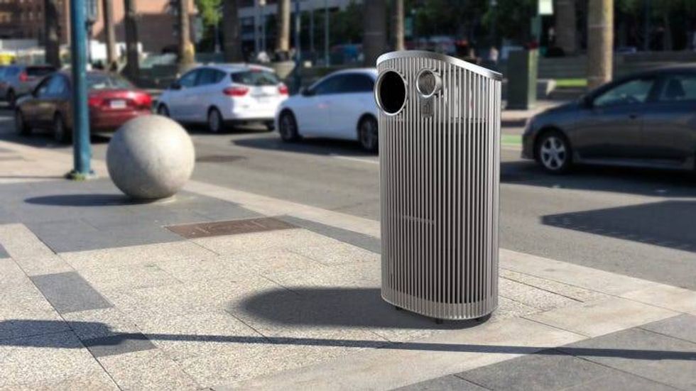 Once a prototype is selected, officials said each trash can is projected to cost the city between $2,000 and $3,000 to manufacture.