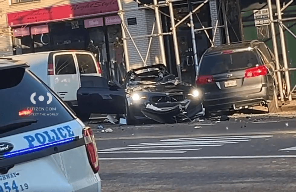 One driver killed, another in custody after a 3-car crash in Queens