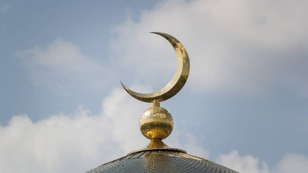 One man is dead after exchanging gunfire with police who had responded to a suspicious fire at a local mosque on Dearborn's northeast side Saturday morning.