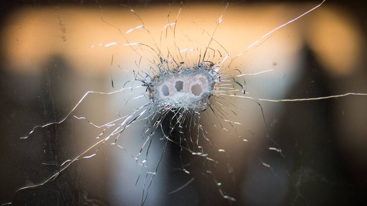 One man was injured after a spray of bullets struck his vehicle window in a suspected freeway shooting on I-75 in Oakland County Friday night.