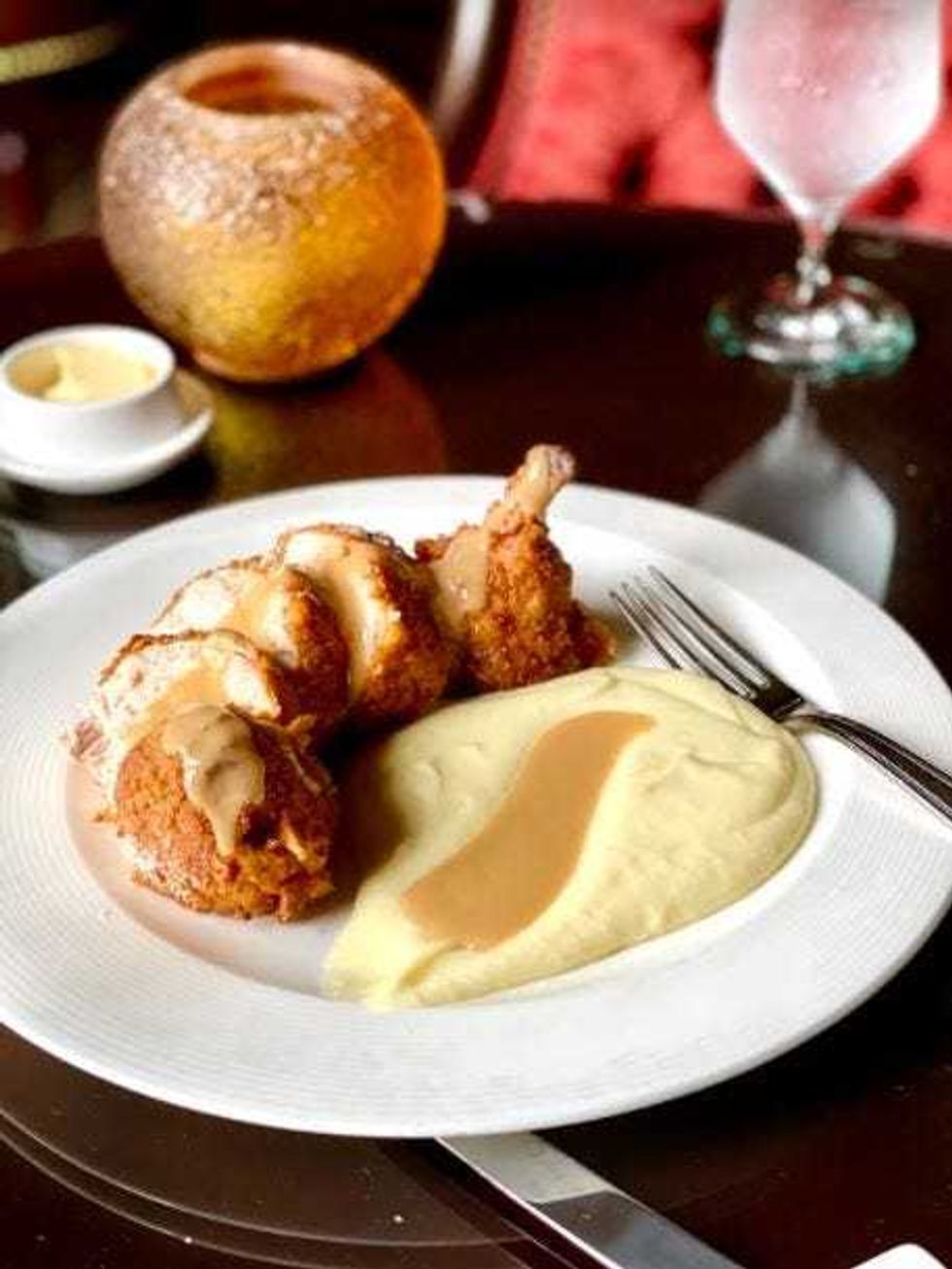 One of my favorite dishes from the weekend! This deliciously crispy fried chicken takes 3 days to prepare. Utter perfection is a minor understatement.