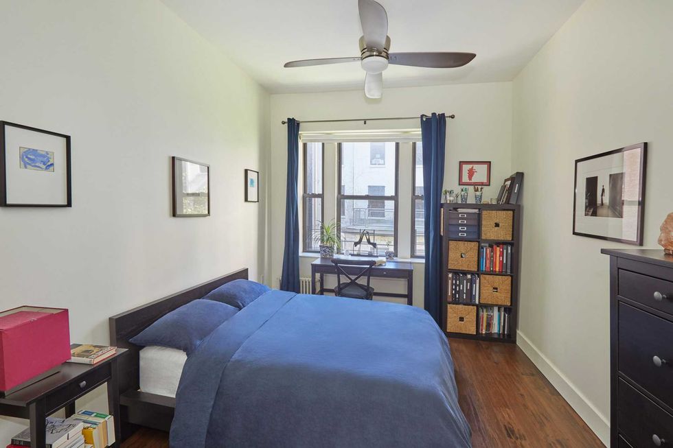 One of the bedrooms at at 622 West 114th Street, the apartment where Barack Obama lived while attending Columbia University.