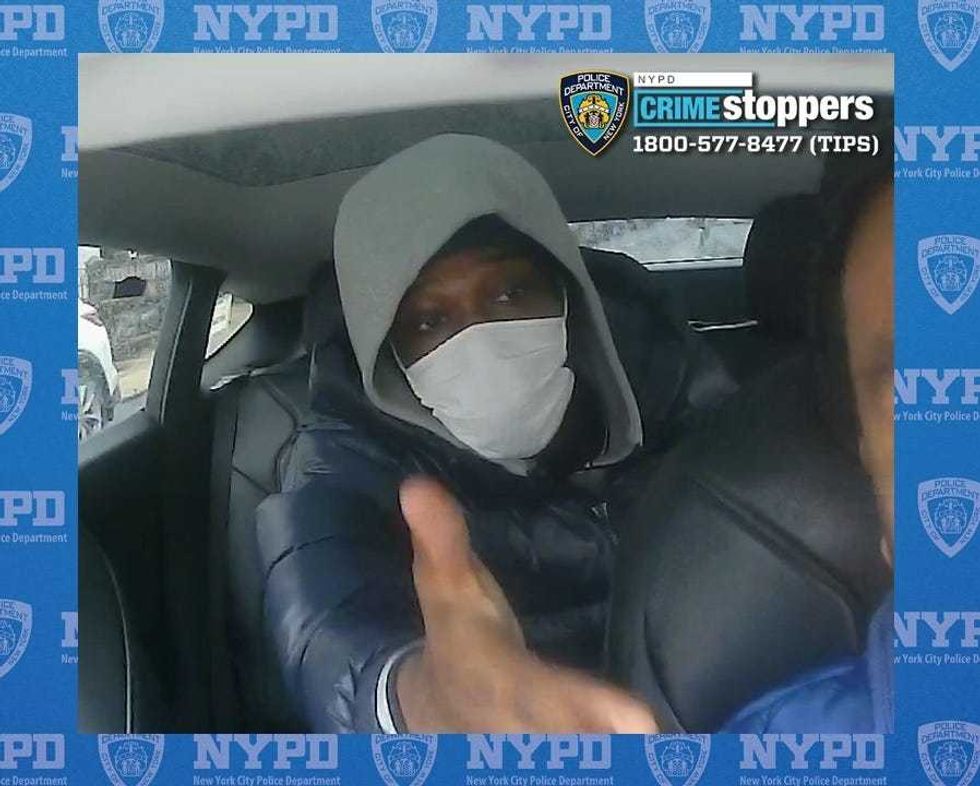 One of the suspects being sought by police in the robbery spree