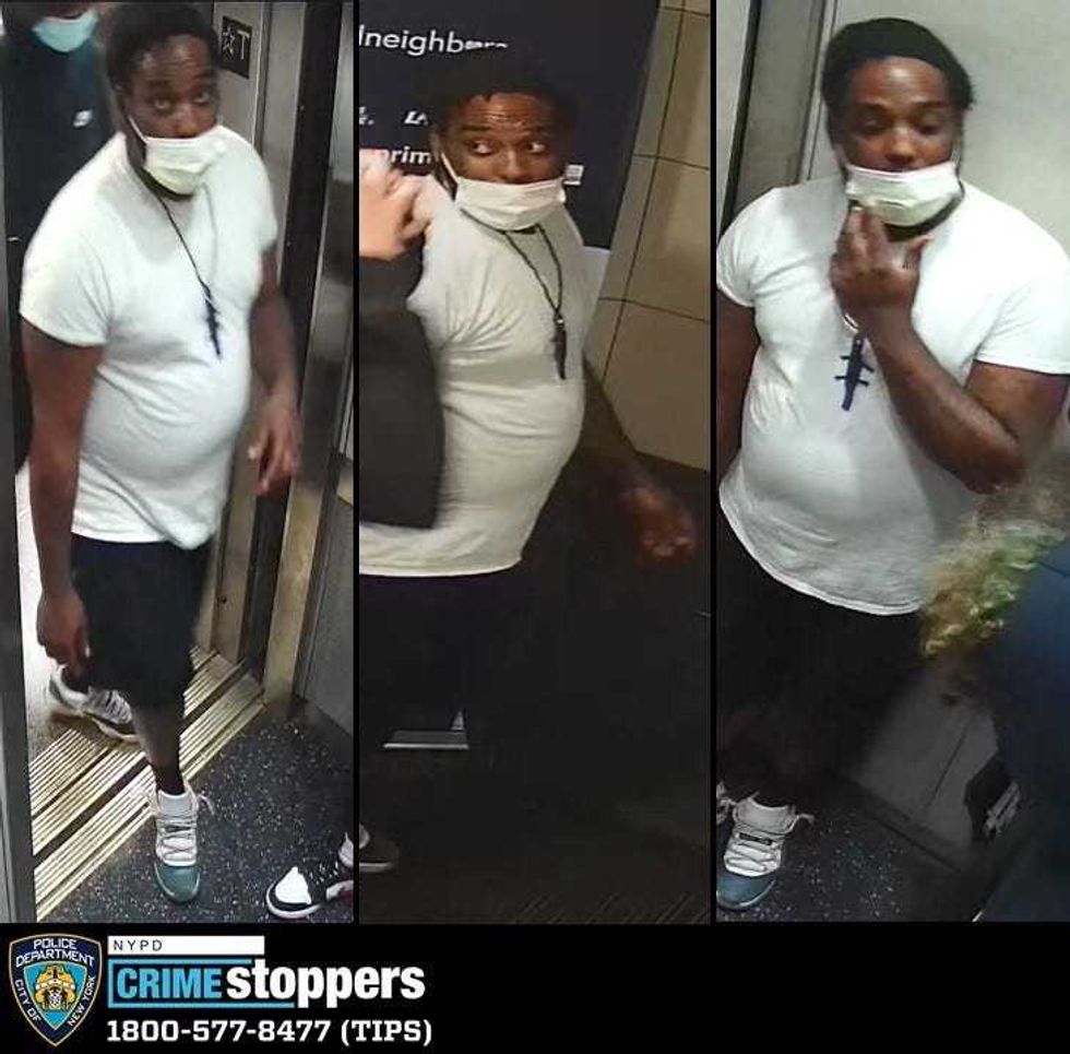 One of the suspects being sought by police in the robbery