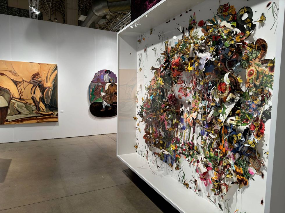 One of the thousands of modern art pieces included in Expo Chicago, which opened on April 11. Expo Chicago Artistic Director Kate Sierzputowski said 170 art galleries and more than 30 countries are represented at this year