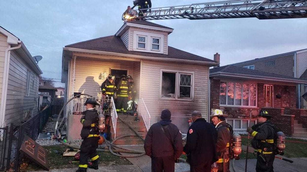 One person died and a child was among three others injured in a fire Monday on the Southwest Side.