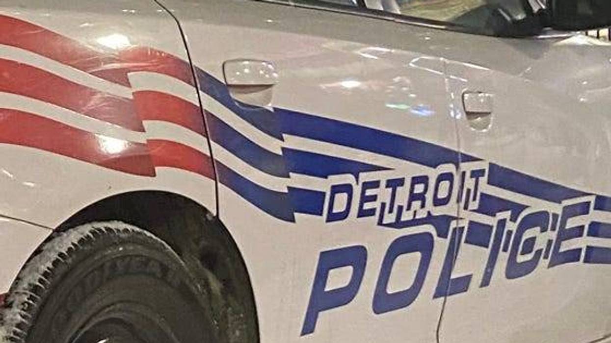 One person is hospitalized and another was arrested following a shooting during a Detroit funeral reception on Friday evening, authorities say.