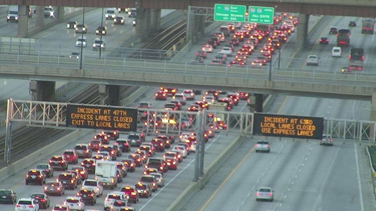 One person was injured in a shooting Friday on the Dan Ryan Expressway on the South Side.