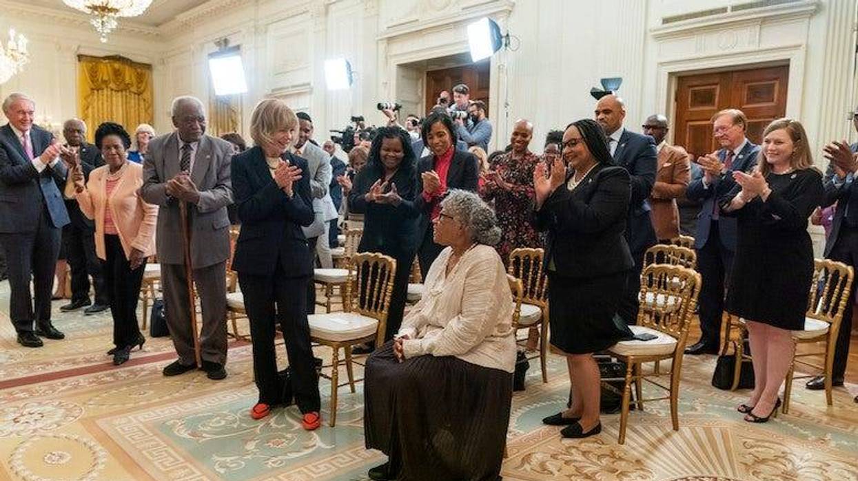 Opal Lee receives standing ovation at the White House, 2021