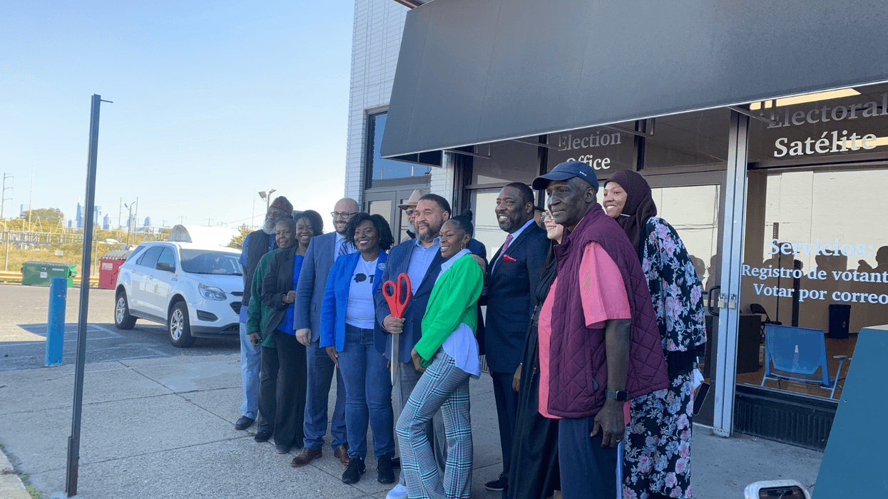 Opening of ninth satellite election office in Southwest Philly on Friday, Oct. 11, 2024.