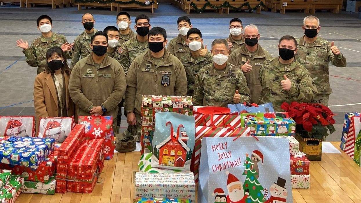 Operation Happy Holidays brings joy to Army, local children