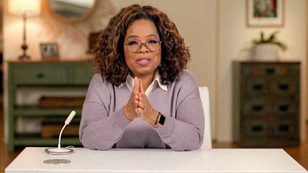Oprah Winfrey during Global Citizen Prize Awards Special