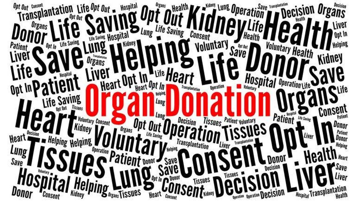 Organ donation word cloud