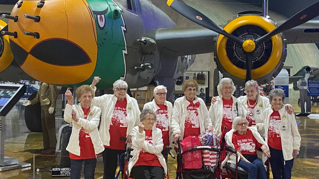 Original "Rosie the Riveters" part of Honor Flight
