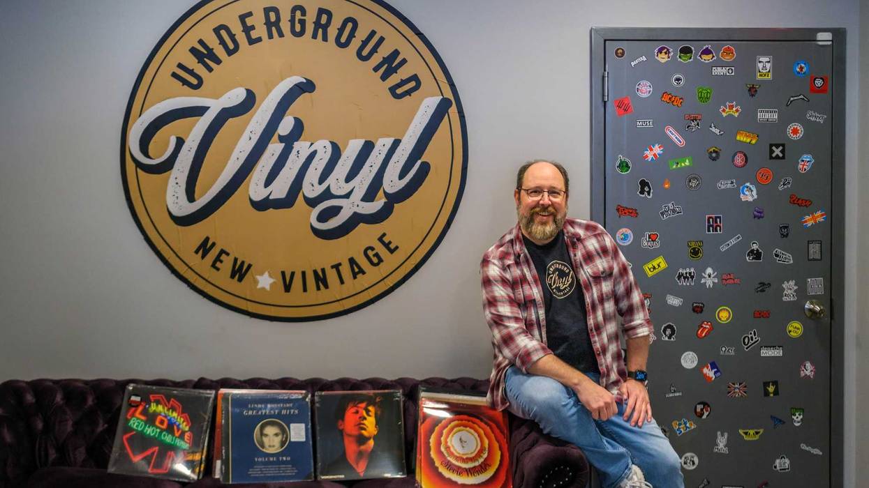 Orthodontist Dr. Garrett Weston owns Underground Vinyl in Larchmont, N.Y.