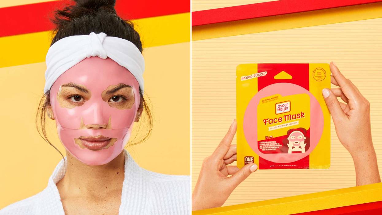 Oscar Mayer face mask
