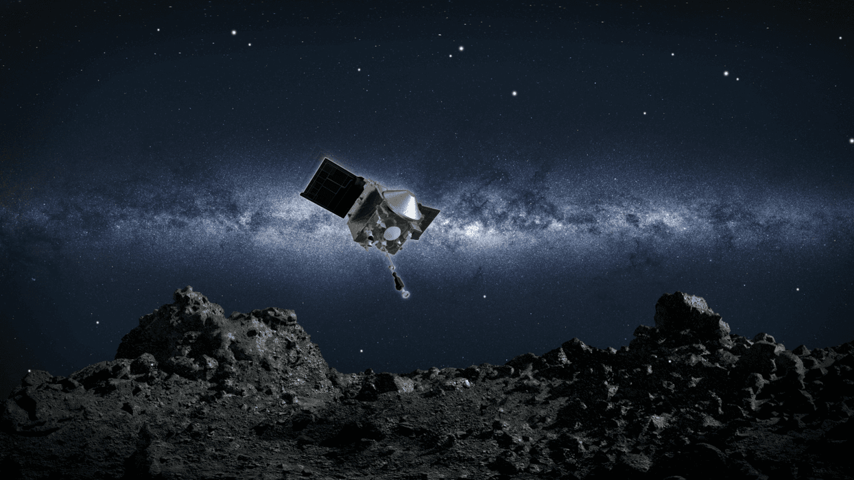 OSIRIS-REx collects sample from asteroid Bennu