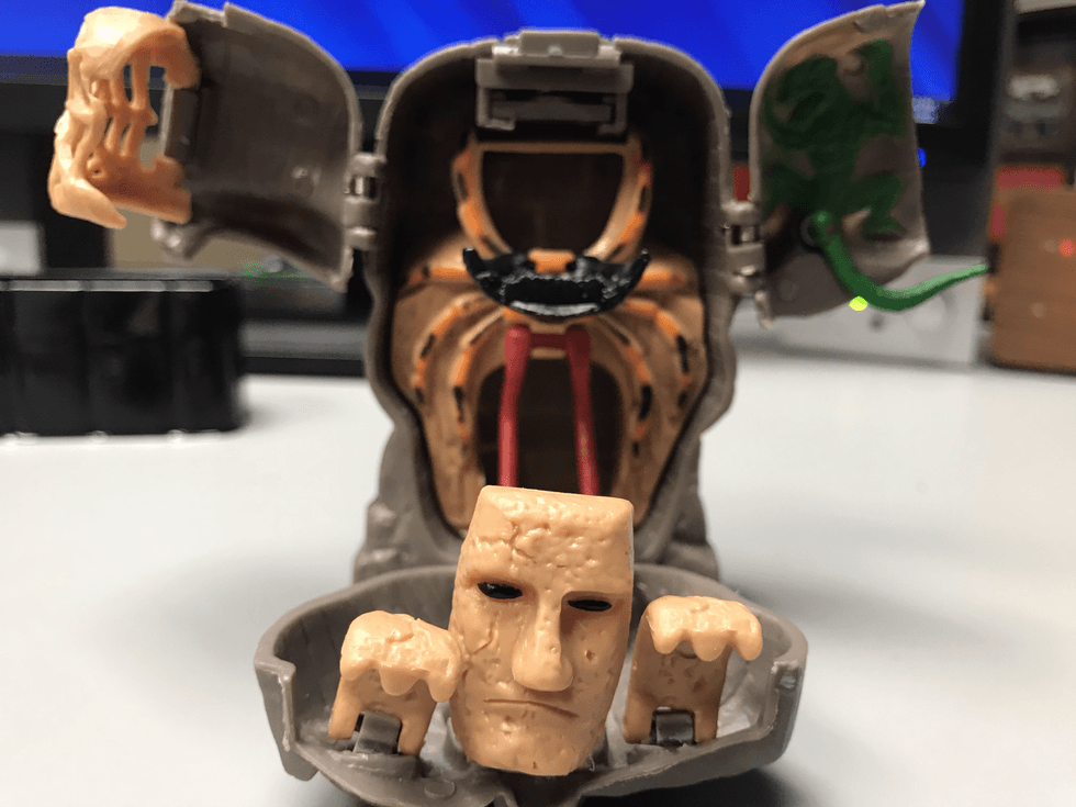 Our playset with all the components open and down