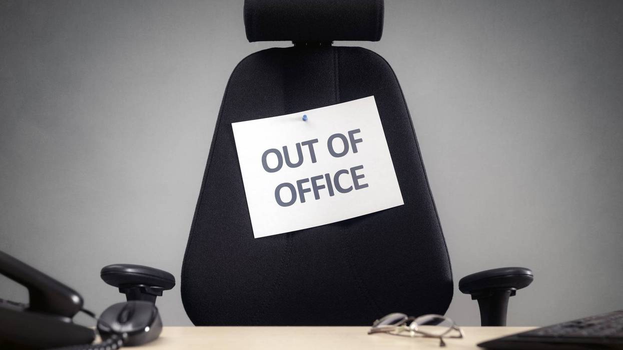 "Out Of Office" Sign