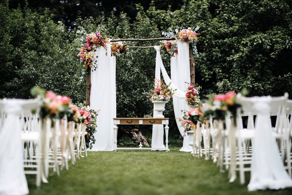 Outdoor wedding