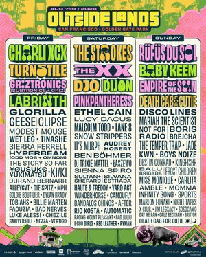 OUTSIDE LANDS 2026