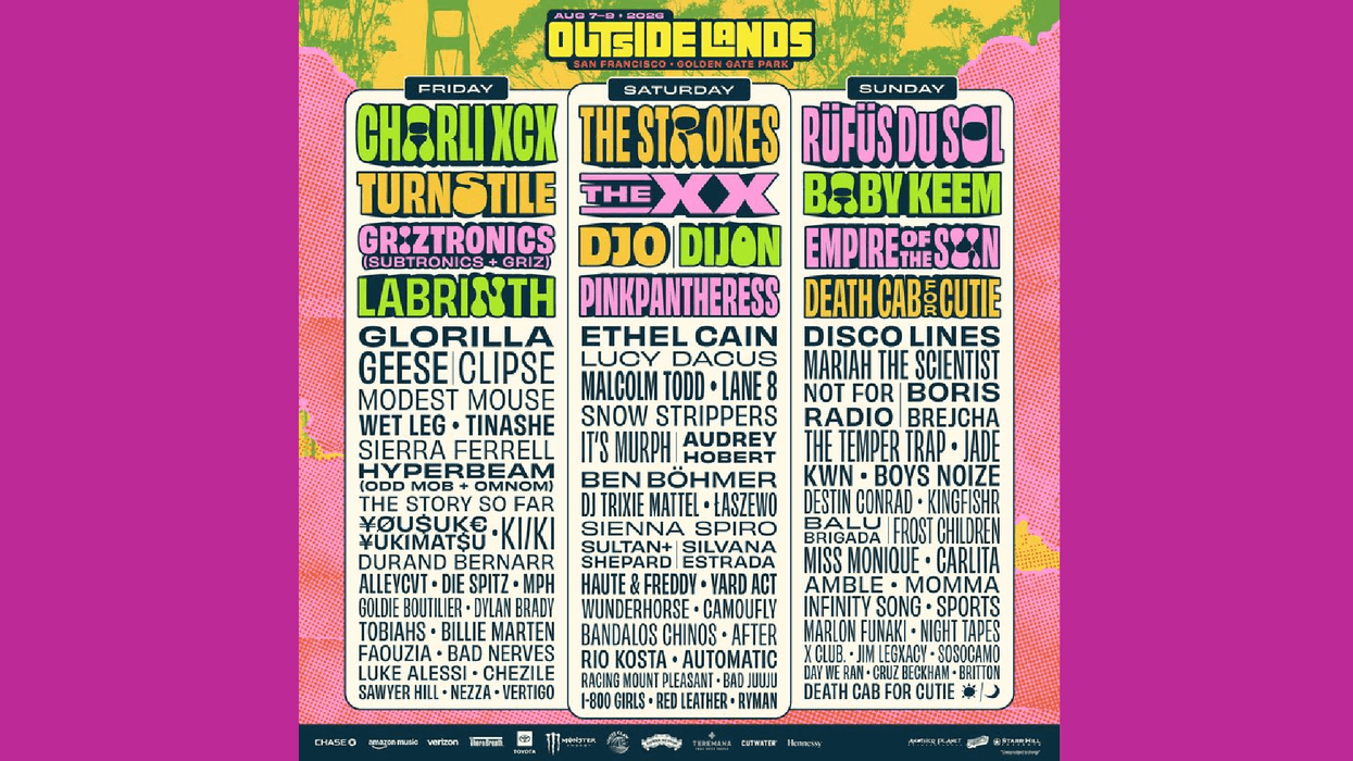 Outside Lands 2026 Single Day Line Up - Another Planet