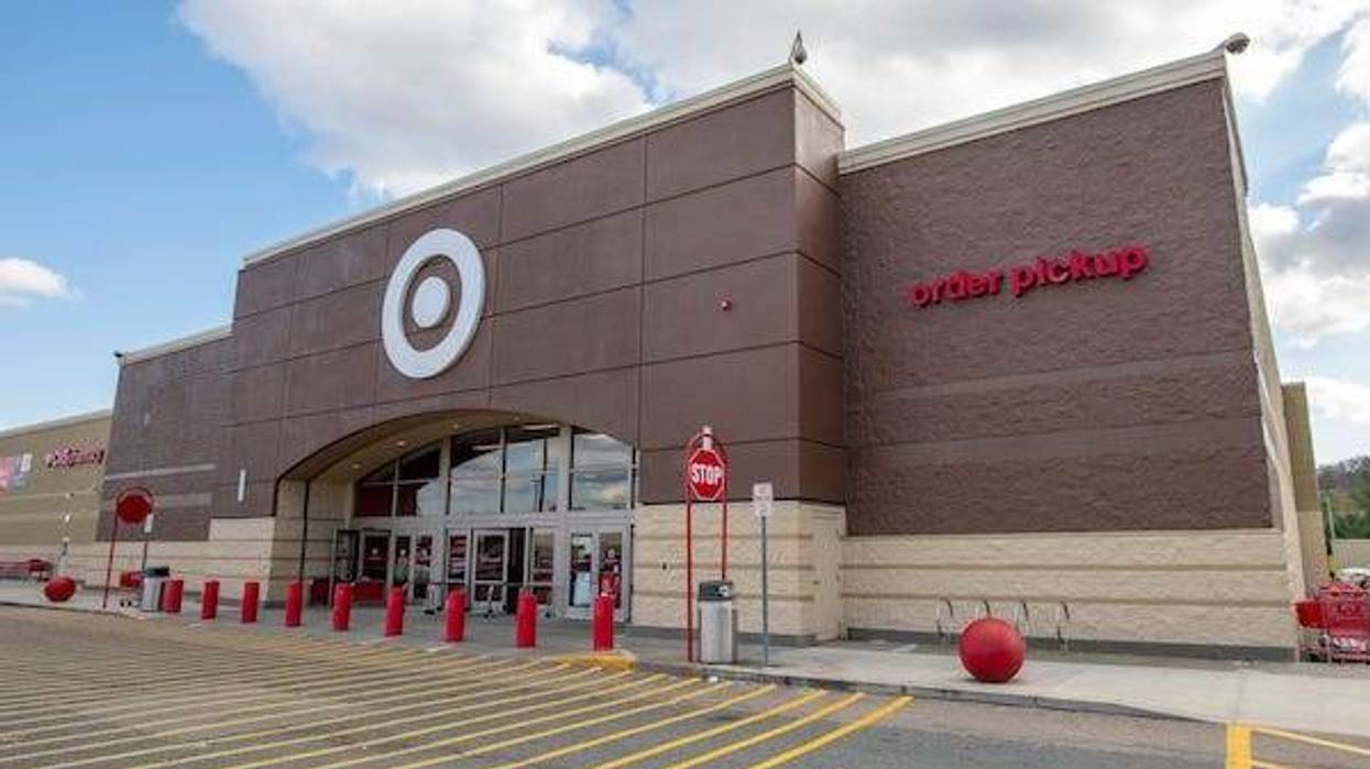 Outside of a Target store