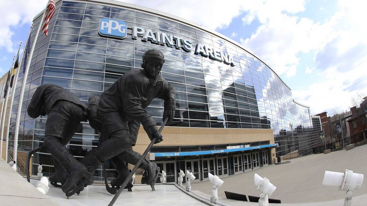 outside PPG Paints Arena