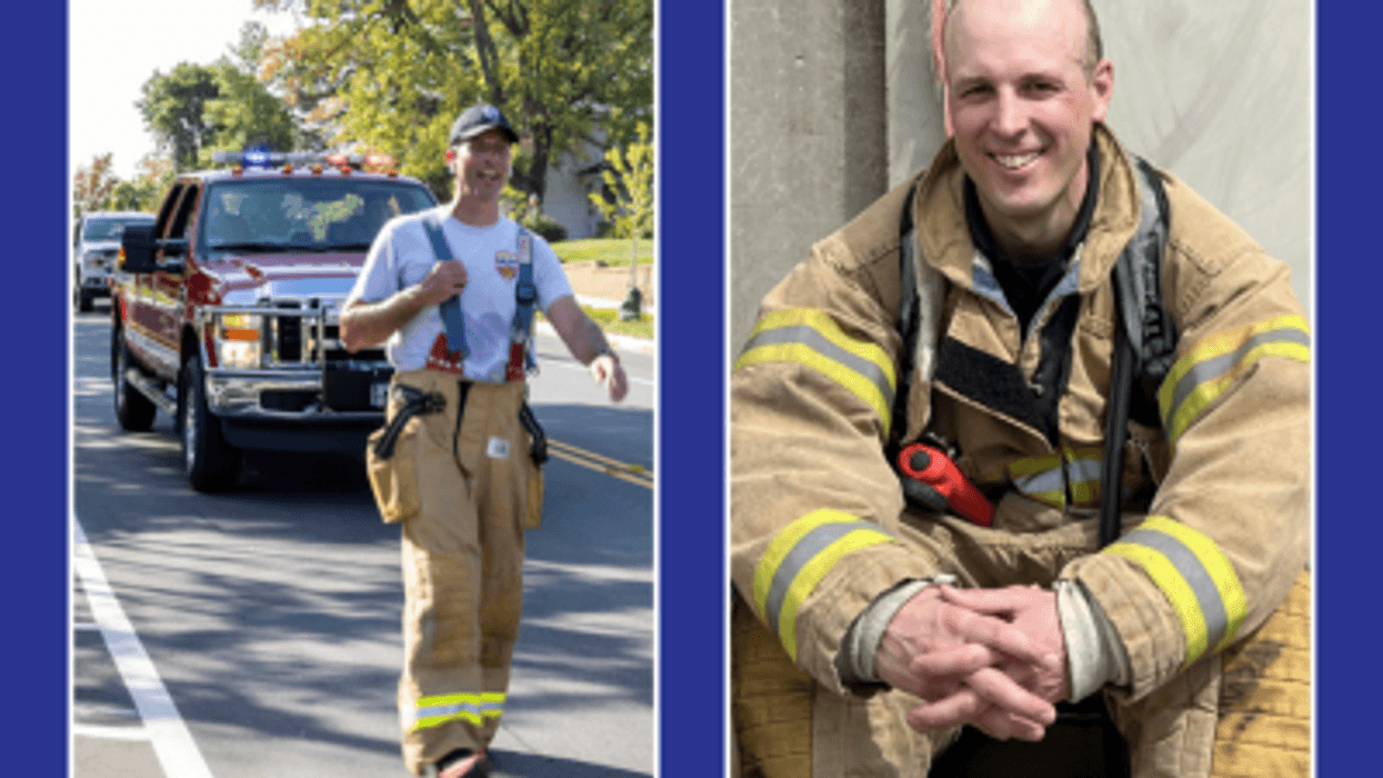 Over 150 miles in nine days. That's the trek firefighters Doug Foote and Kyle Bode will embark on by foot, starting this Saturday.