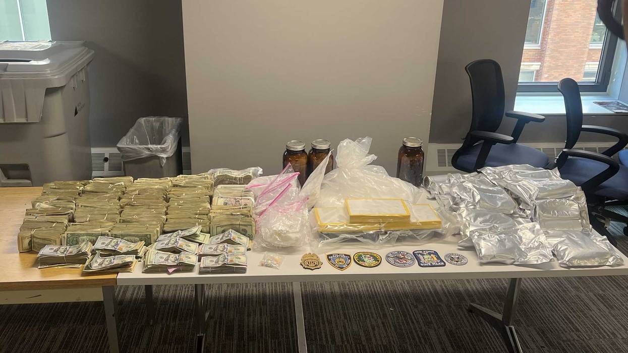 Over 25 pounds of suspected fentanyl and cocaine were found inside a Bronx apartment on May 8, 2024.