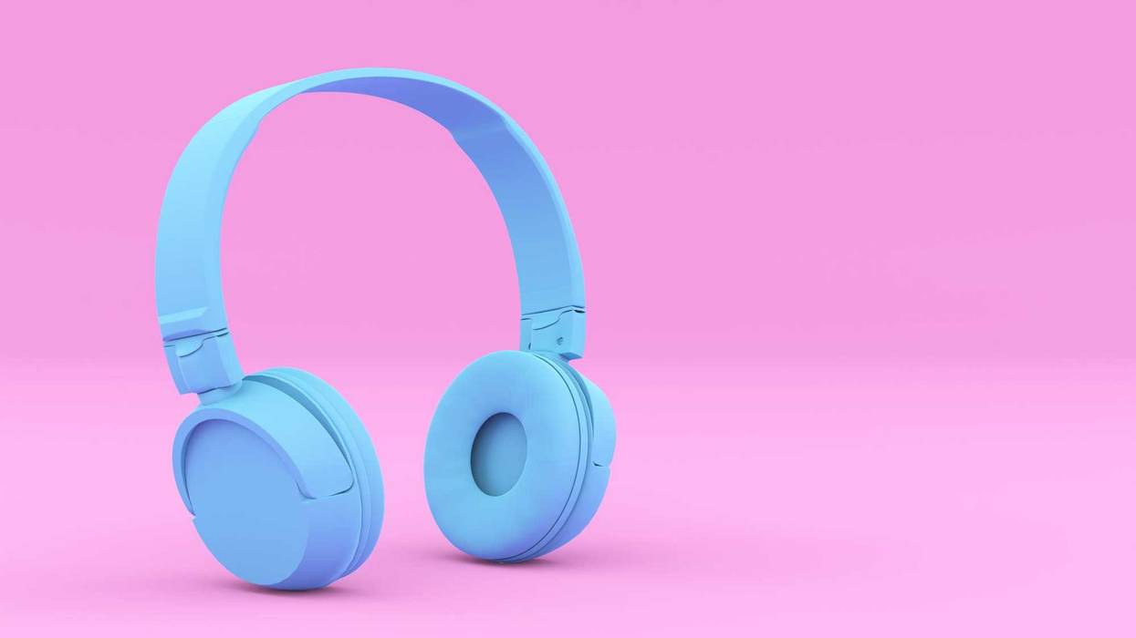 Over-ear headphones.